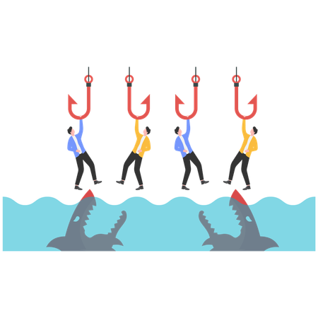 Investment temptations and risks  Illustration