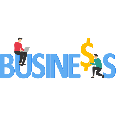 Investor run business  Illustration