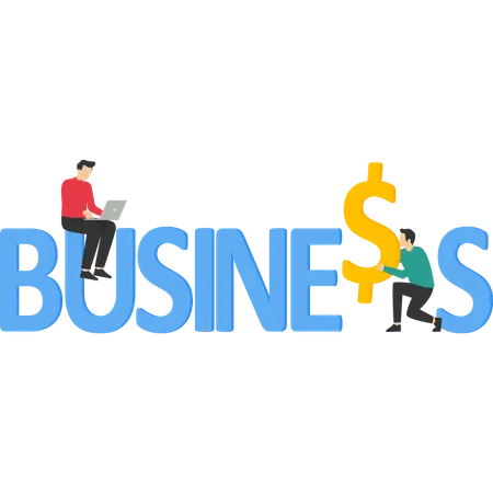 Investor run business  Illustration