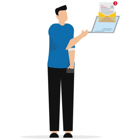 Invitation to find  best candidates  Illustration