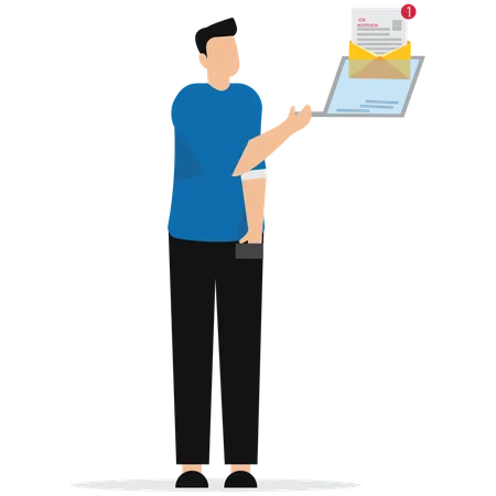 Invitation to find  best candidates  Illustration