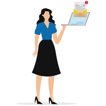Invitation to find  best candidates  Illustration