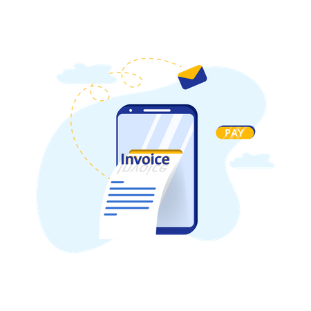 Invoice Bill  Illustration