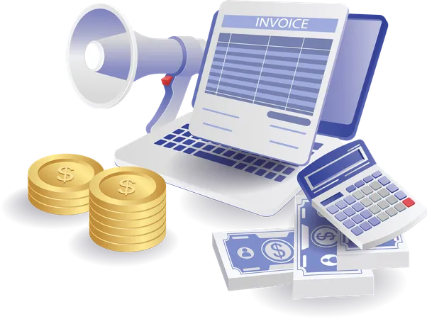 Invoice calculation  Illustration