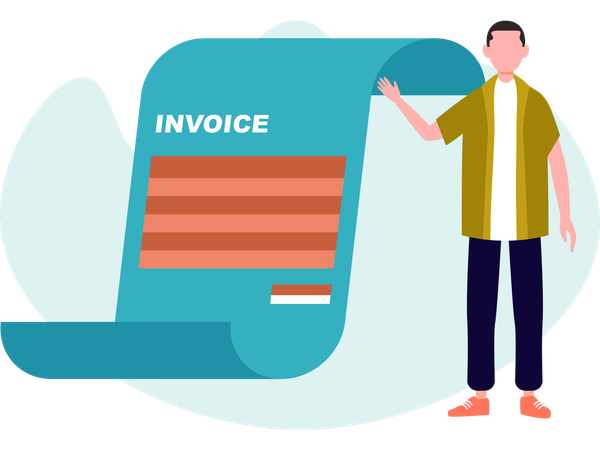 Invoice Generate  Illustration