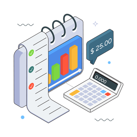 Invoice Management  Illustration