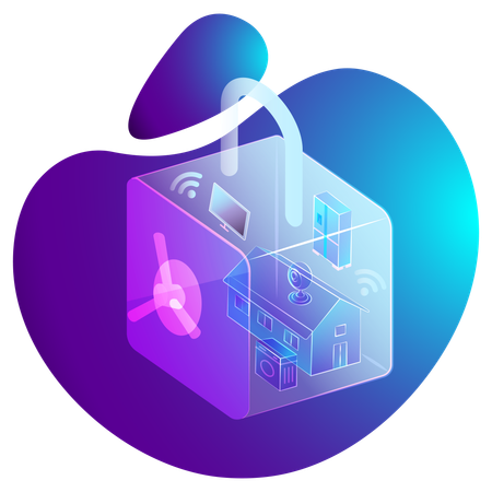 IoT Device Protection  Illustration