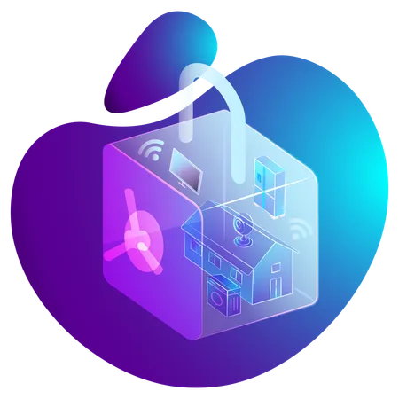 IoT Device Protection  Illustration