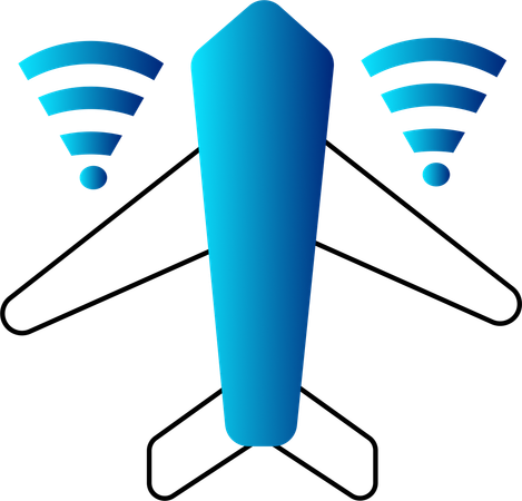 IoT Drone Navigation  Illustration