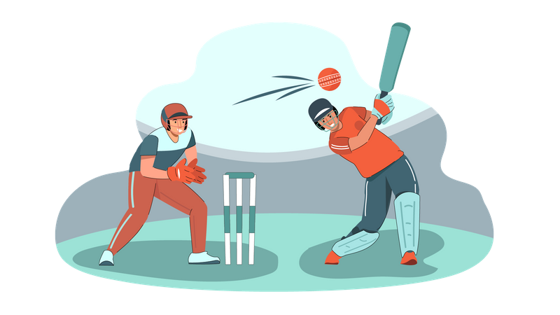Ipl Cricket  Illustration