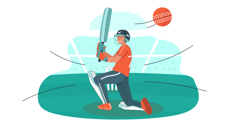 Ipl Cricket  Illustration