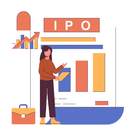 Investissement en introduction en bourse  Illustration