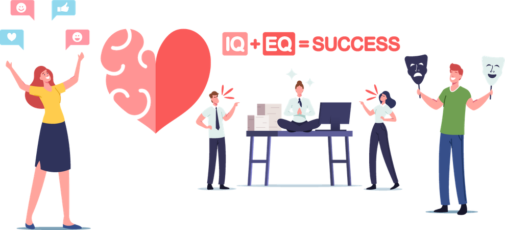 IQ und EQ  Illustration