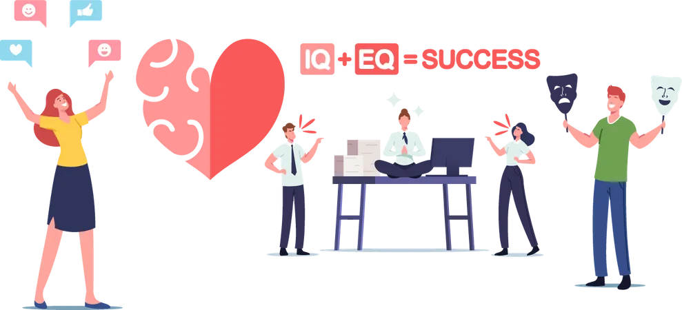 IQ und EQ  Illustration