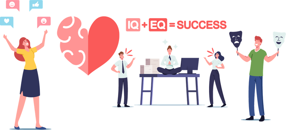 IQ und EQ  Illustration