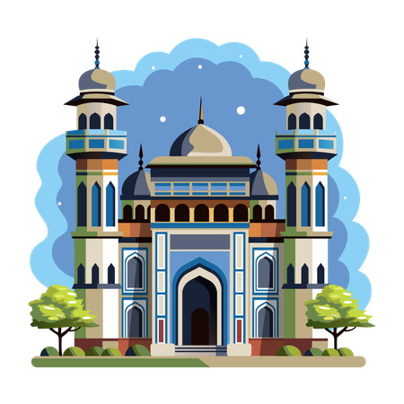 Islamic Building  Illustration