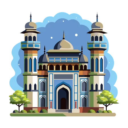 Islamic Building  Illustration