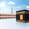 islamic hajj illustration