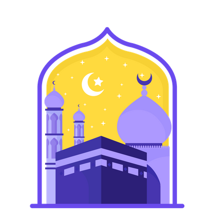 Islamic Kaaba  Illustration