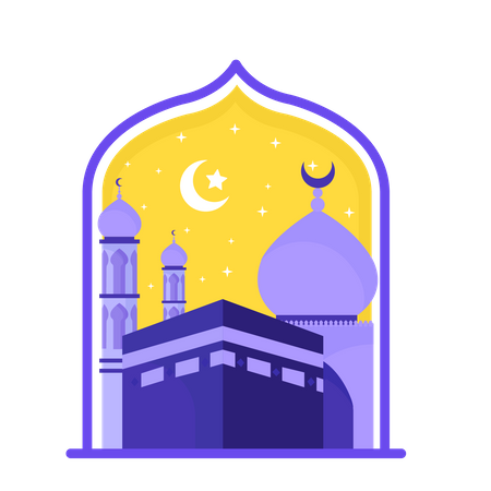 Islamic Kaaba  Illustration