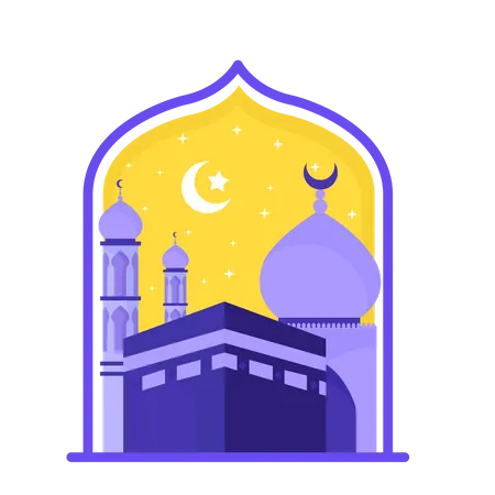 Islamic Kaaba  Illustration