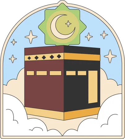Islamic kabba  Illustration