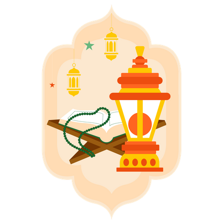 Islamic Lantern  Illustration