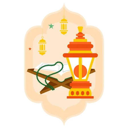 Islamic Lantern  Illustration