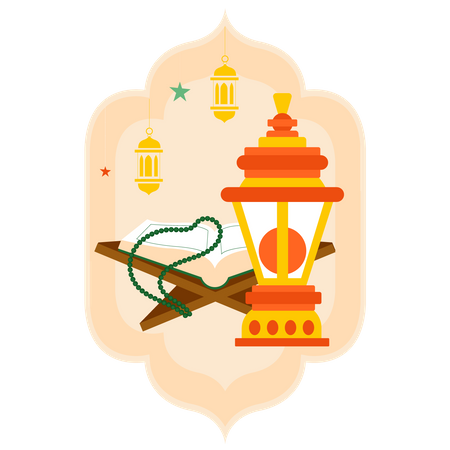 Islamic Lantern  일러스트레이션