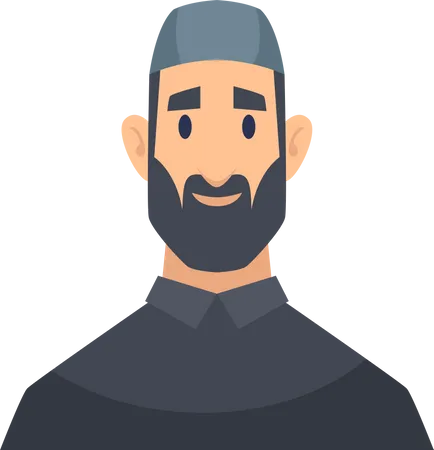 Islamic Man  Illustration