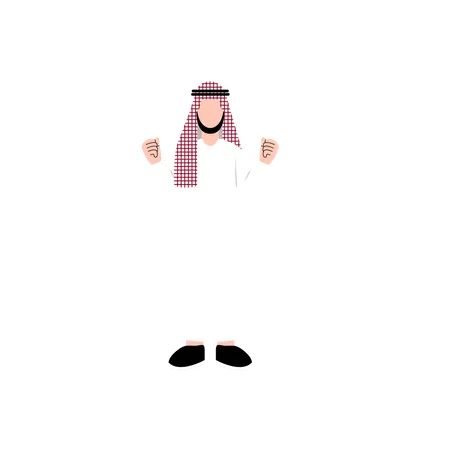 Arabic Man Character Illustration