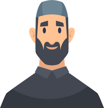 Islamic Man  Illustration