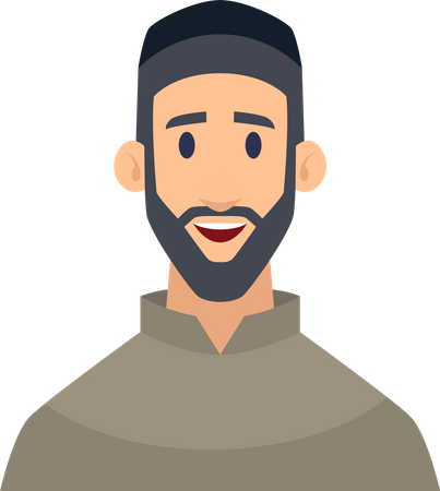 Islamic man  Illustration