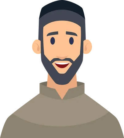 Islamic man  Illustration