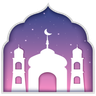 islamic masjid illustration svg