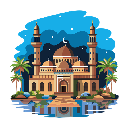 Islamic Masjid  Illustration