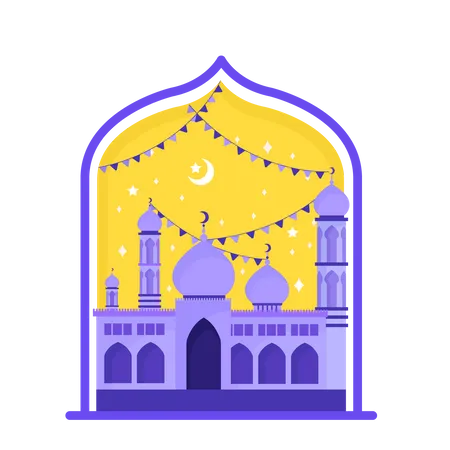 Islamic Mosque  Illustration