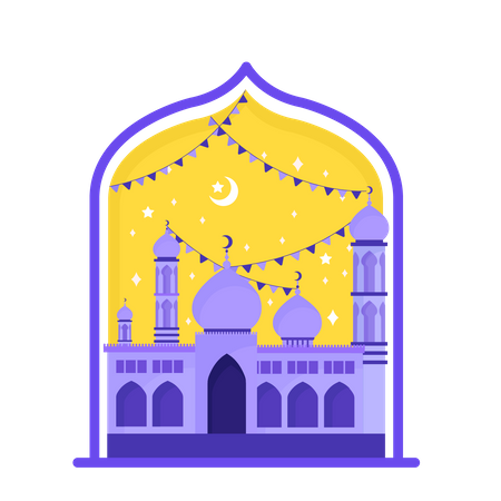 Islamic Mosque  Illustration