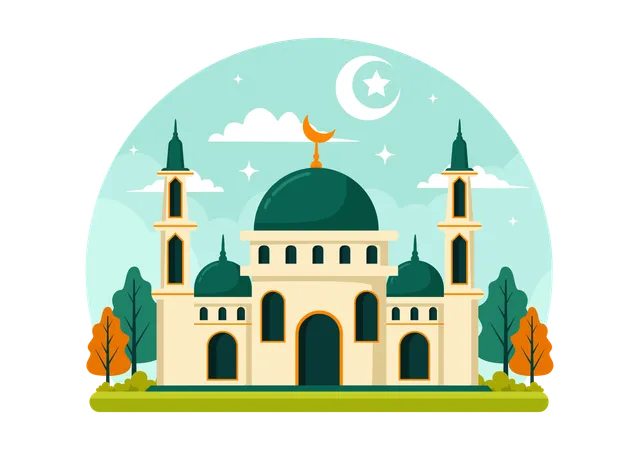 Islamic Mosque  Illustration