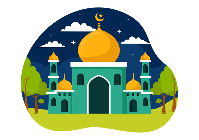 Islamic Mosque  Illustration