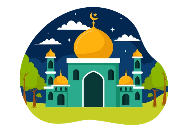 Islamic Mosque  Illustration