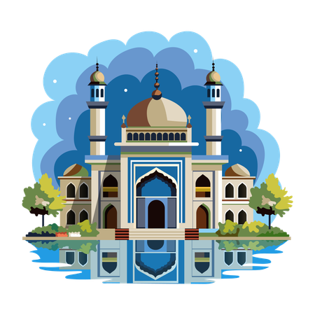 Islamic Sanctuary  Illustration