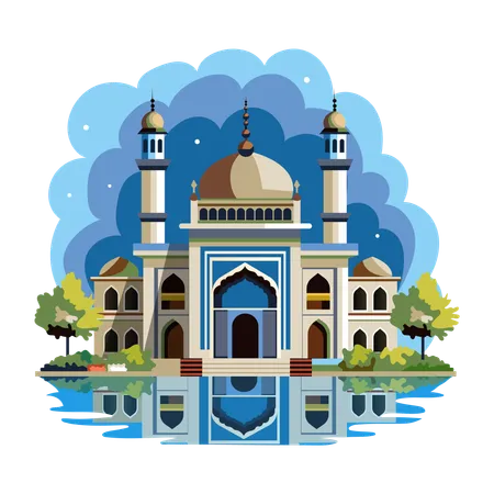 Islamic Sanctuary  Illustration