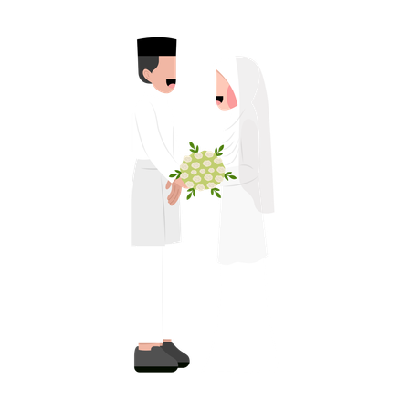 Islamic wedding  일러스트레이션
