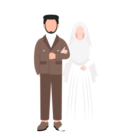 Islamic Wedding Illustration