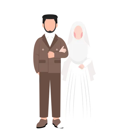 Islamic Wedding  Illustration
