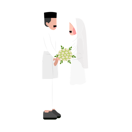 Islamic wedding  Illustration