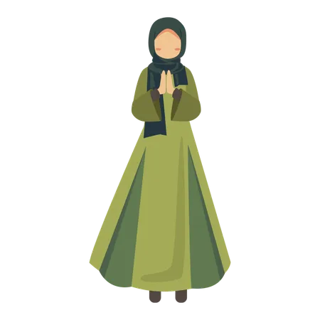 Islamic woman  Illustration