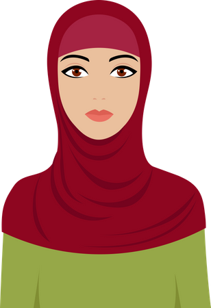 Islamic Woman  Illustration