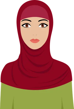 Islamic Woman  Illustration